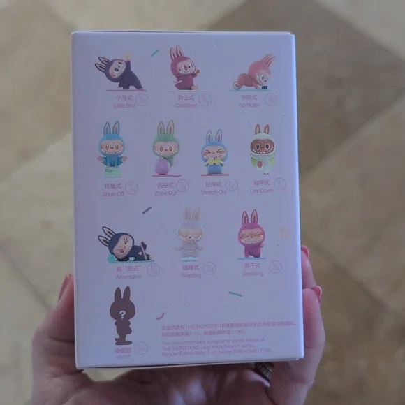 new unopened lazy yoga labubu figure AB ROLLER - Picture 4 of 9